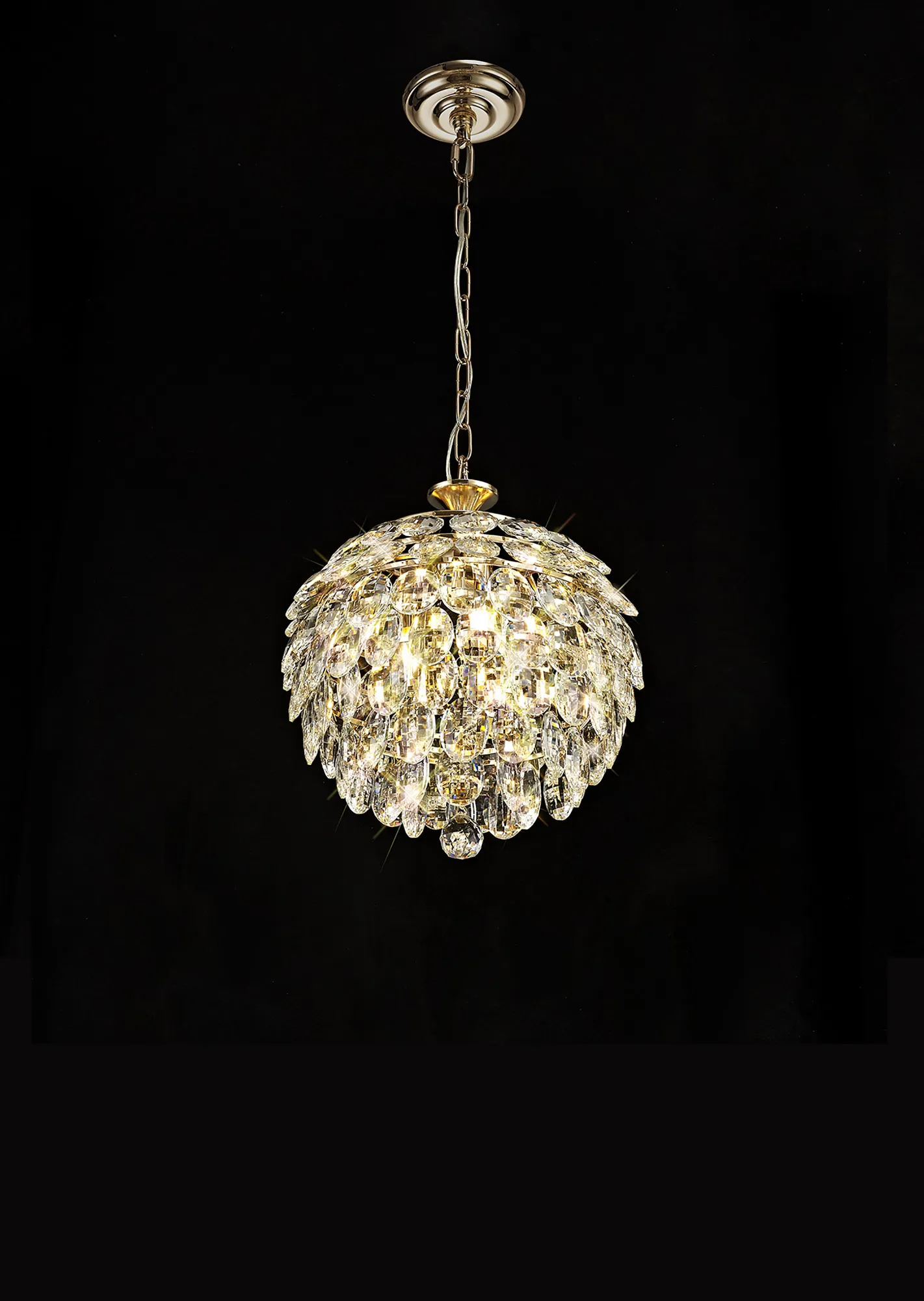IL32803  Coniston Pendant 3 Light French Gold